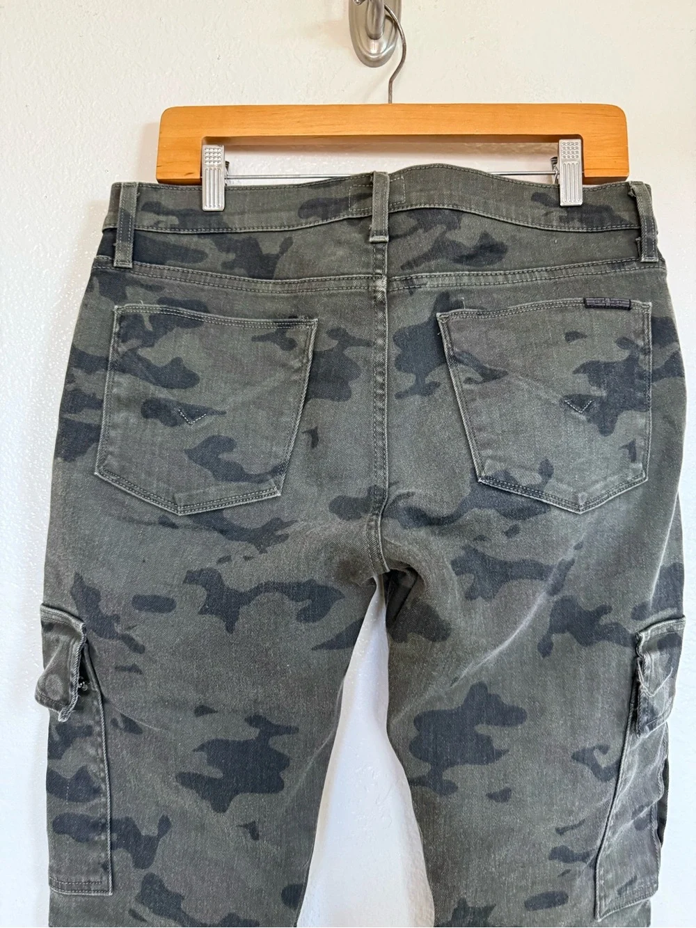 Hudson Colby Ankle Cargo skinny Camouflage Print Jeans Size 30 - Picture 7 of 11